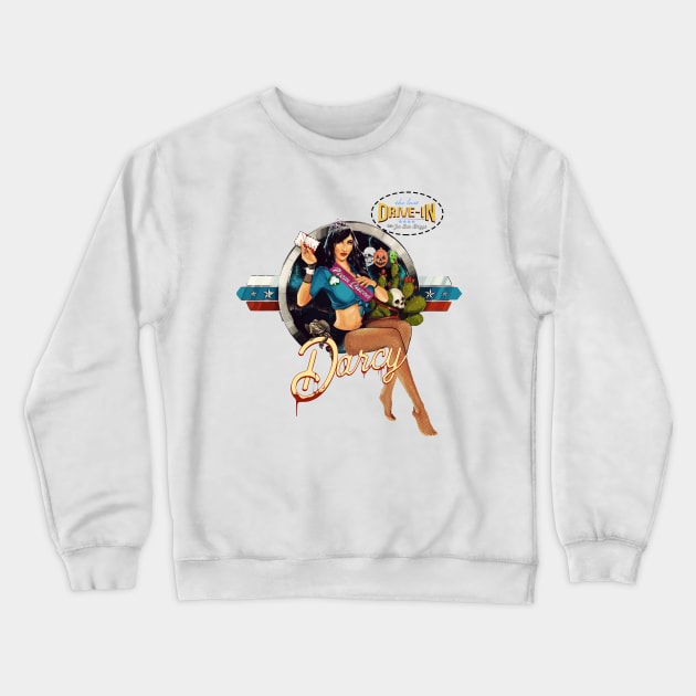 Darcy The Mail Girl Crewneck Sweatshirt by Exploitation-Vocation